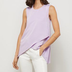 BCBG High-Low Tulip Wrap Top